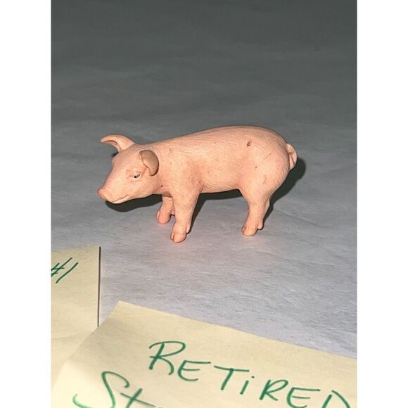 Retired Schleich retired standing piglet lot farmlfe - Picture 3 of 5
